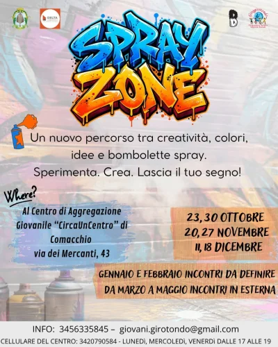 Spray Zone: un percorso di street art per i giovani di Comacchio